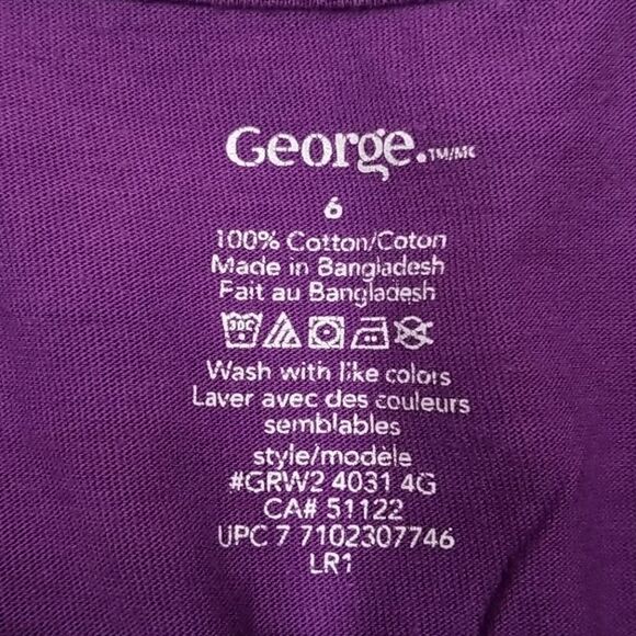 🎁5/$25 George Girls Summer Dress Floral T6 Child - Picture 3 of 5